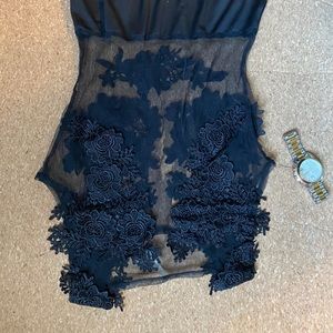 Lace Flower bodysuit